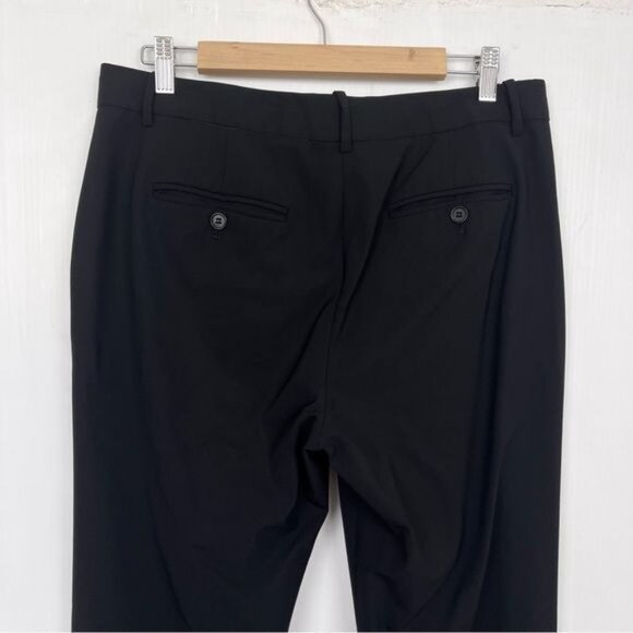 Theory Black Wool Blend Dress Trouser Classic Pants Size 10 - Picture 6 of 8